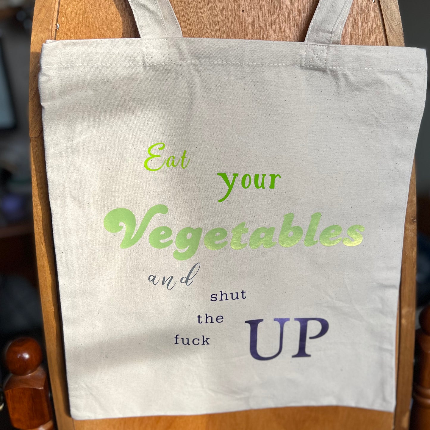 Tote bag Vegetables nacré